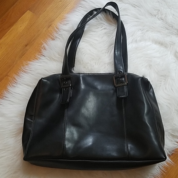 Nine West Handbags - Nine West Black Purse Laptop Bag